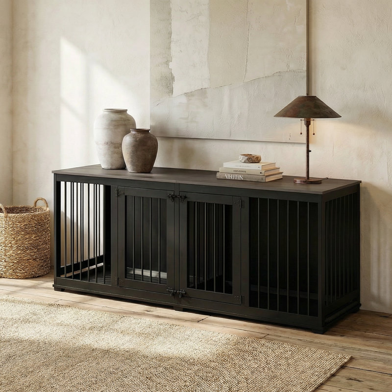 Cage pour chien Dorien, Noir