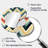 Brosnan Soft Color Vintage Multicolor Chevron - Chevron Unique Shape Decorative Mirror, Glam Asymmetrical Wall Mirror, Printed Metal Art-977365035