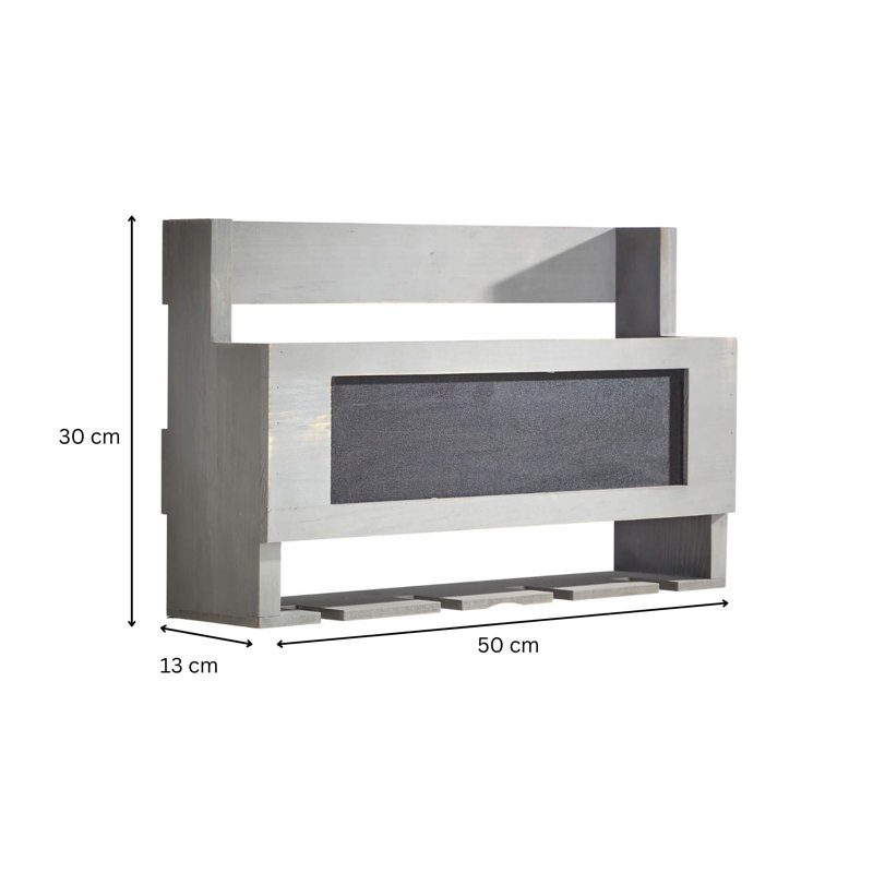 Aylsham Fully Assembled Wine Bottle and Glass Storage Shelving Unit