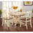 Rivington 5-Piece Solid Wood Pedestal Dining Set-555657859