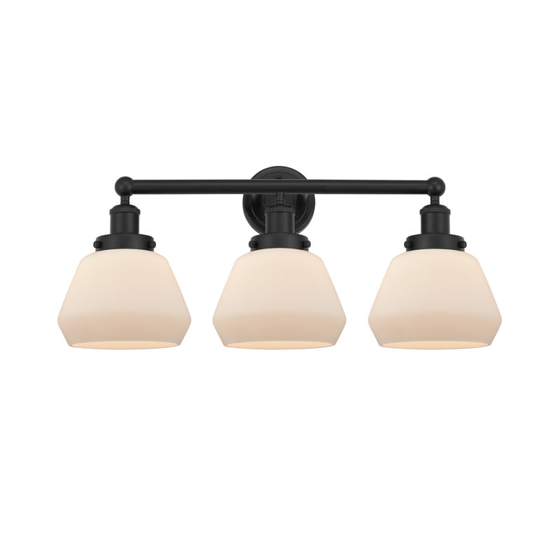 Rivka 3 - Light Dimmable Vanity Light, Matte Black, Matte White