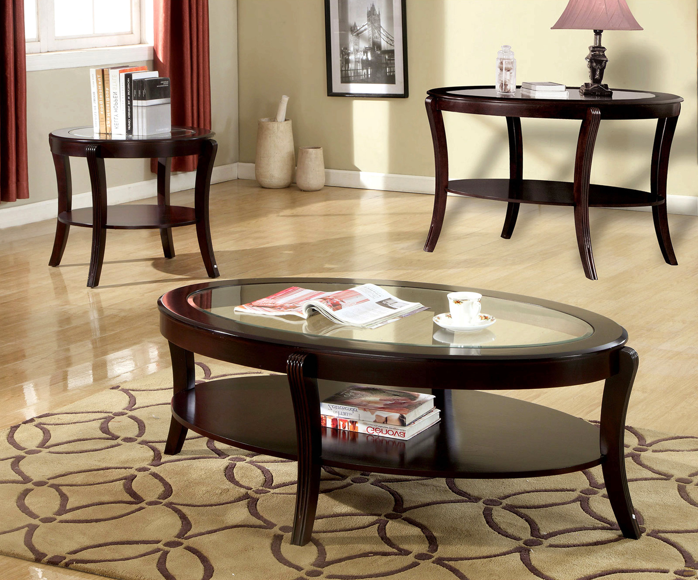 Woman Shape Table Latitude Run® Oval Shape Coffee Table | Wayfair