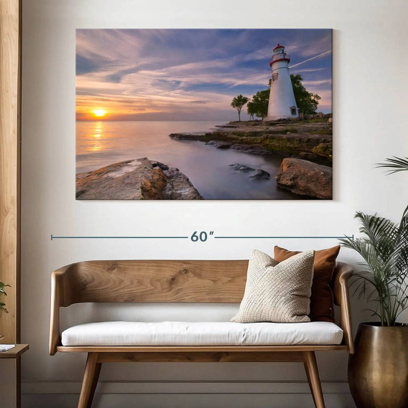 Marblehead lighthouse photography Aletra, H 34 po x l 51 po