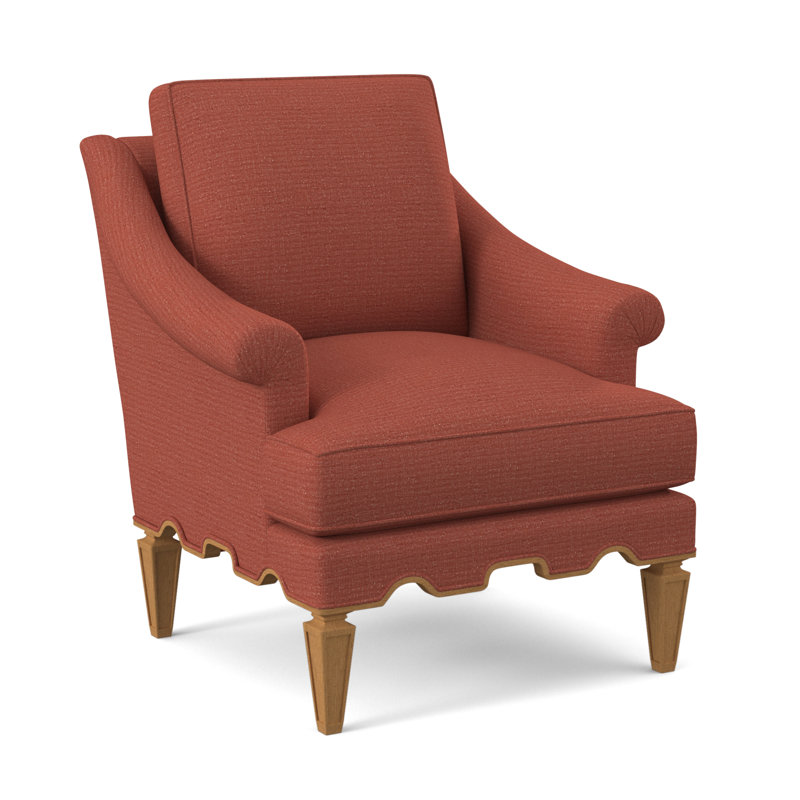 Chaise Palm Beach, Mélange de polyester blé Maya, Ambre