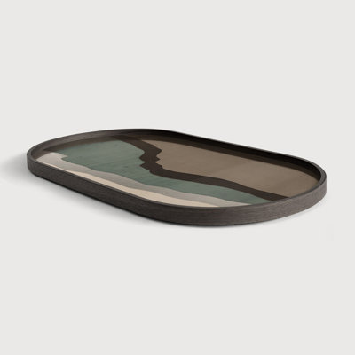 Wabi Sabi Abstract Decorative Tray