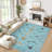 Soft and Modern Pink Area Rug - Soft Carpet for Living Room and Bedroom - Elegant Home Decor - 8x10ft (244x305cm) - USA Specification-376564575