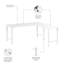 Bureau blanc réversible Hustle L 71 po-93054077