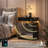 Ashten Modern Nightstand With 2 Mirrored Drawers And Motion Sensor-516968117