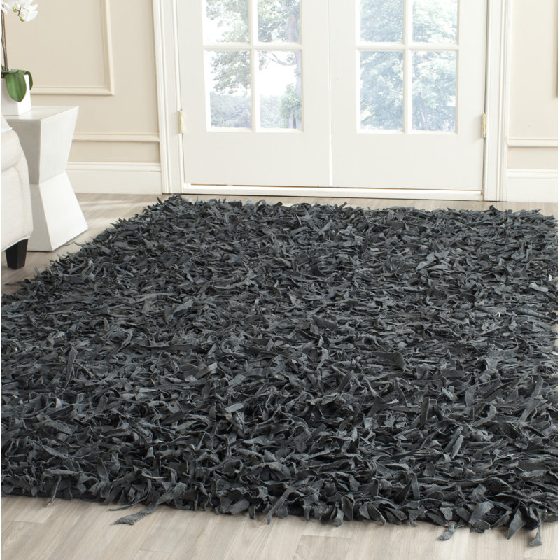 Bridget Leather Hand Woven Area Rug, Runner 69 x 183 cm