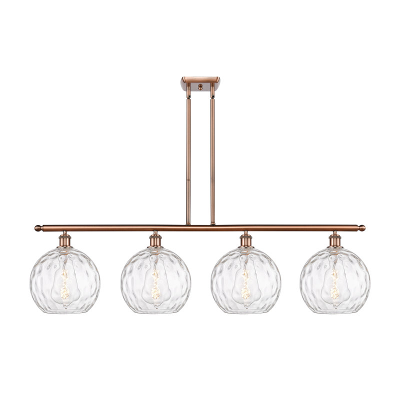 Cindi 4 - Light Kitchen Island Pendant, No Bulb Included, Antique Copper