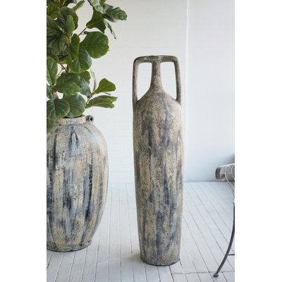 Vase haut 14 po x 14 po x 51 po Kaeli