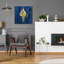 Art mural en verre acrylique «Indigo Sea Treasure I» par Carol Robinson-101633256