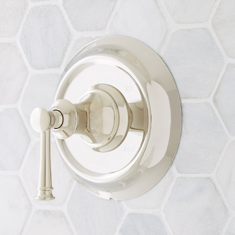 Beasley Shower Faucet, Nickel poli