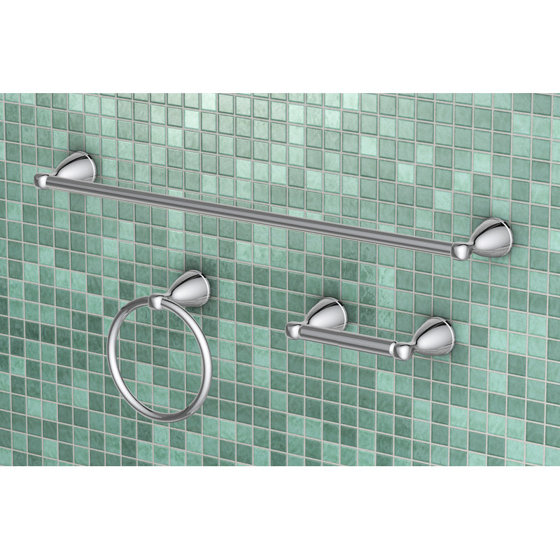 Ensemble de quincaillerie de salle de bain 3 pièces, Chrome