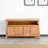 Modern Burlywood Solid Wood Sideboard