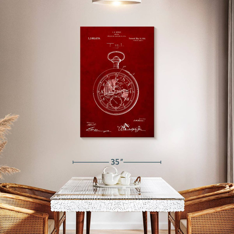 Laelle Burgundy X, 45" H x 30" W