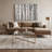 Horizontal Striped Eucalyptus Light Gray Gray Canvas Wall Art-144241794