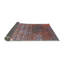 Tapis orange / gris à motif abstrait Carlsbad-1987087632