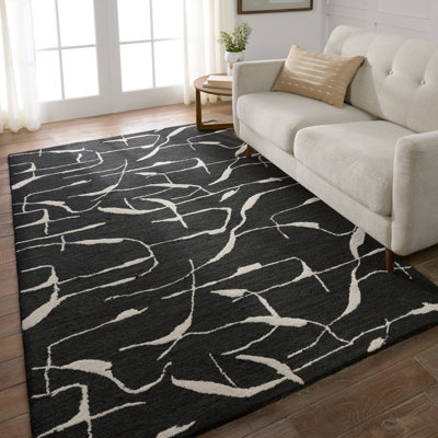 Hand Tufted Wool Abstract Indoor Rug