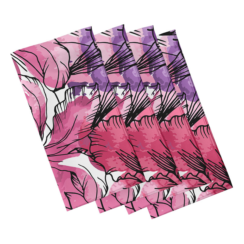 Ensemble de serviettes 4 pièces Marlow, Rose