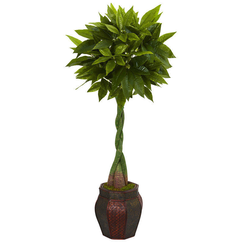 60'' Faux Foliage Tree in Ceramic Planter