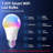 60-watt Equivalent A19 Matter Smart E26 Led Light Bulb, Rgb, 27k-65k, Alexa/google Smartthings (6-pack)-125885183