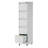 Vertical File Cabinet With 5 Drawers, Wheels For Easy Movement, Metal Storage A4/letter/legal Size Papers, White, 17.71"d*15.57"w*65.35"h, Secure Locking System, Construction Folders, Locking, All --2136523334