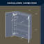 Miroir lumineux de salle de bain à DEL avec armoire de rangement 32 po x 24 po à DEL avec rangement encastré ou surface 2 portes à intensité variable 3 couleurs réglables