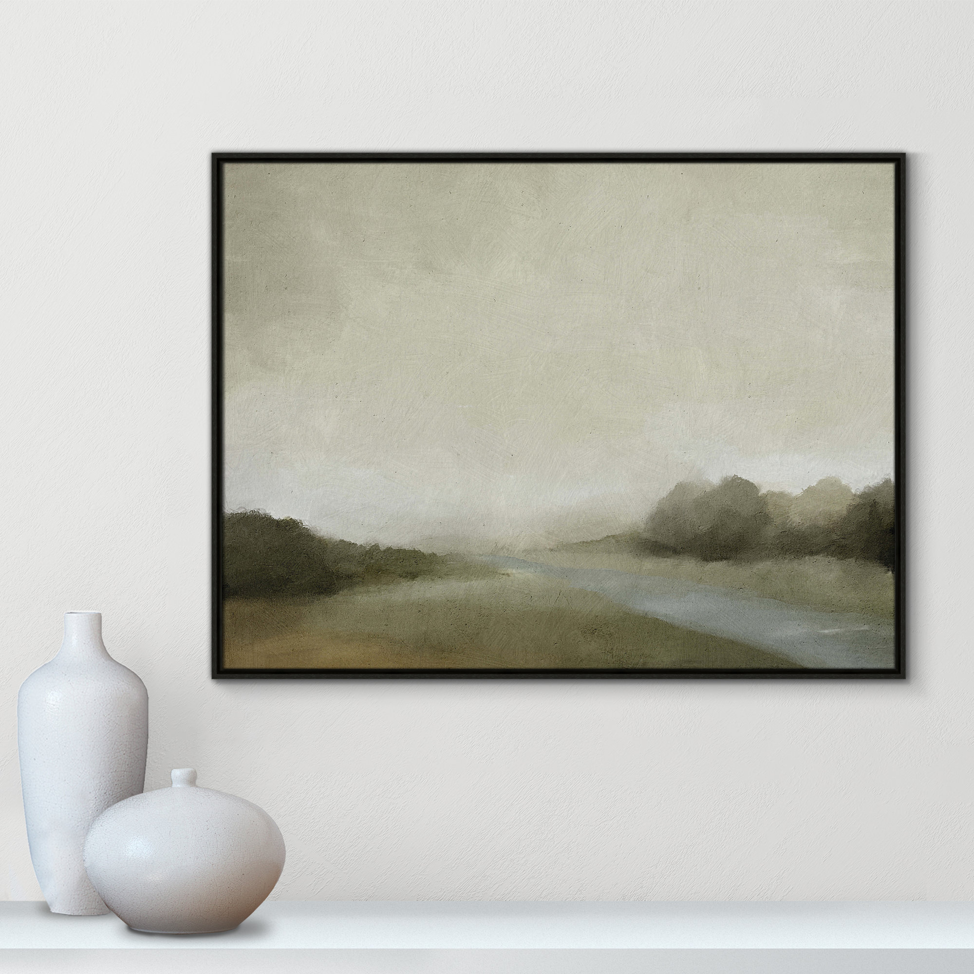Lovers Creek, Espresso, 31.5" H x 41.5" W