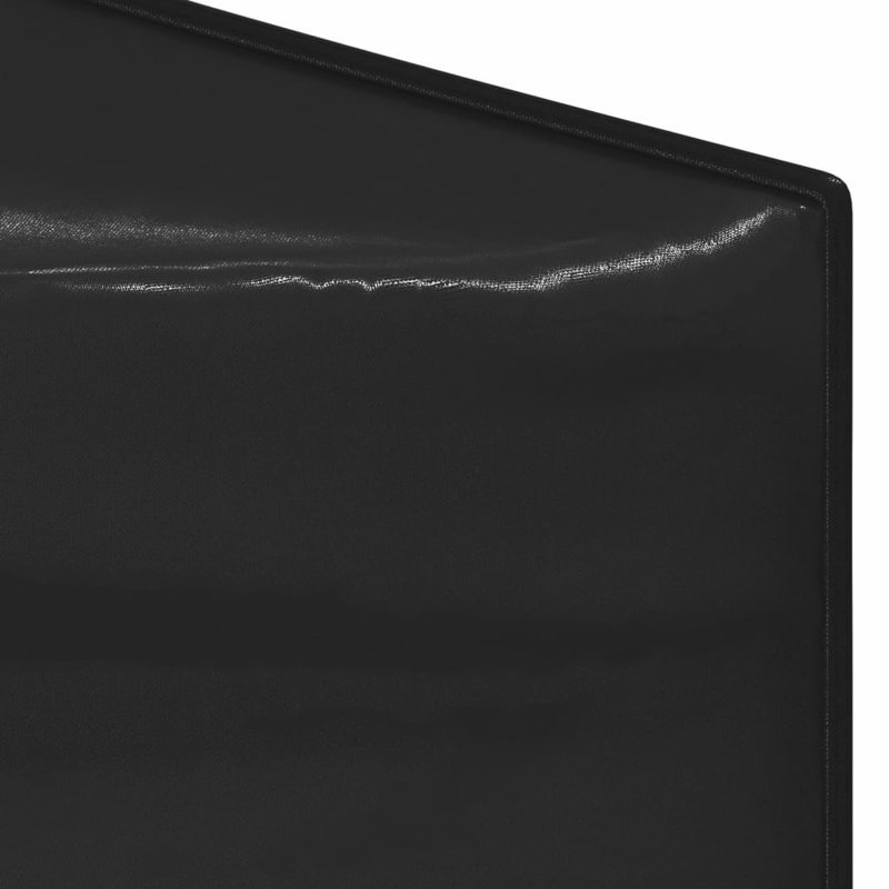 Anaberta 1.95m x 1.95m Steel Party Tent, Black, Black