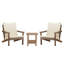 Wame 2 - Person Patio Conversation Set with Cushions