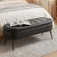 Banc de rangement de 43,7 po Mid-Century-129423037