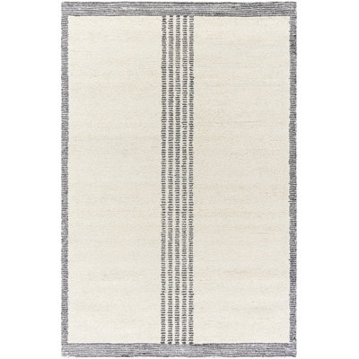 Tinnley Hand Tufted Wool Striped Indoor Rug