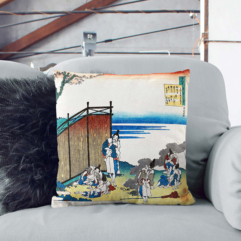 Square Throw Cushion, 55cm H x 55cm W x 20cm D