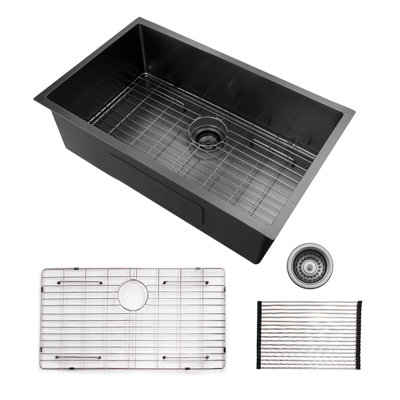 30 " L Undermount Single Bowl Stainless Steel Kitchen Sink