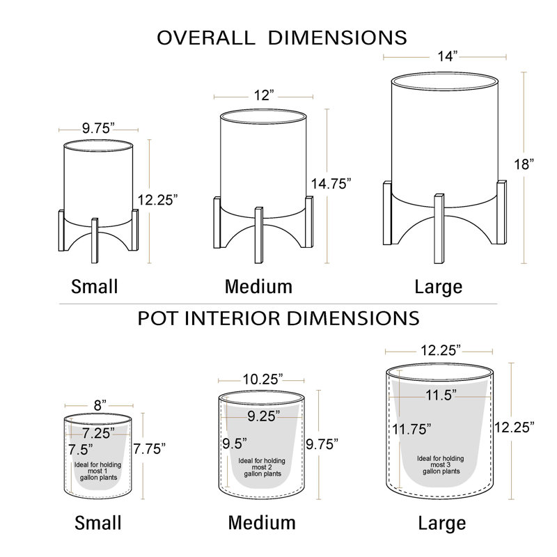 Latatia Honeycomb Pot with Arch Base - Set of 3