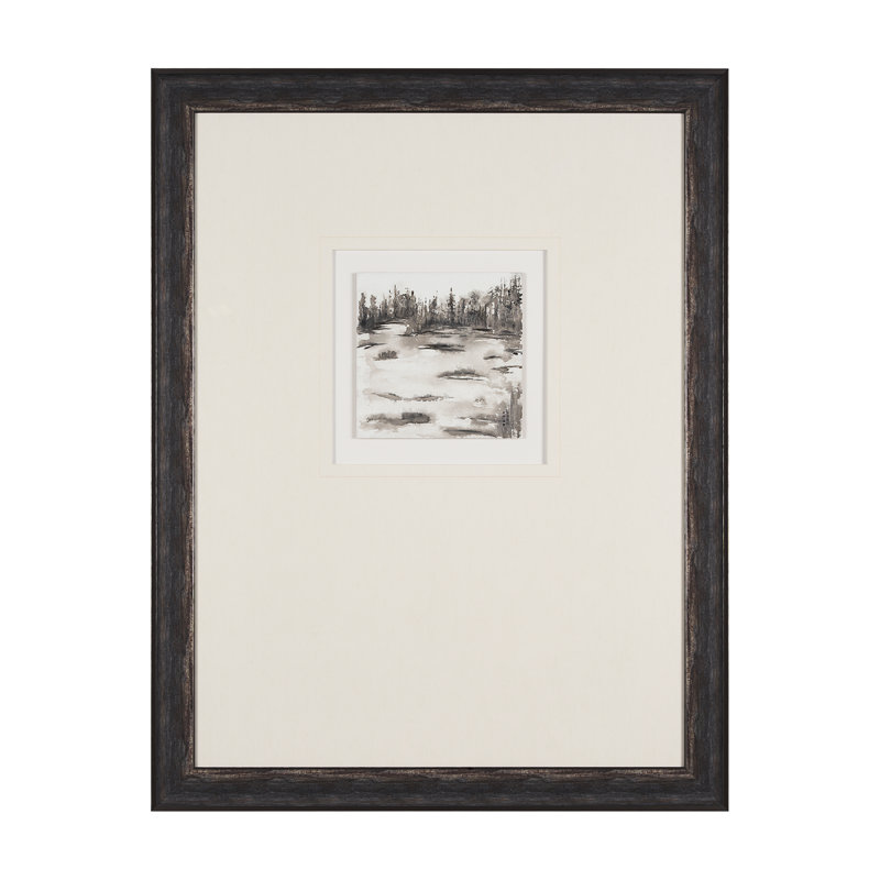 «Meadow View» par Hardip Kaur, reproduction d'art encadrée sous verre