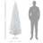 6' Artificial Pencil Christmas Tree