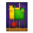 Wrapped Canvas Wall Art - Daniel Patrick Kessler 'Double Trouble I' Wall Art for Living Room, Bedroom, or Office Décor - 14x19-24035273