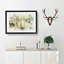 View Of The Forest In The Spring - Single Picture Frame Print on MDF-56882417-56882415