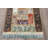 Modern Beige Wool Patchwork Accent Rug, 35x76.8 Inch Rug