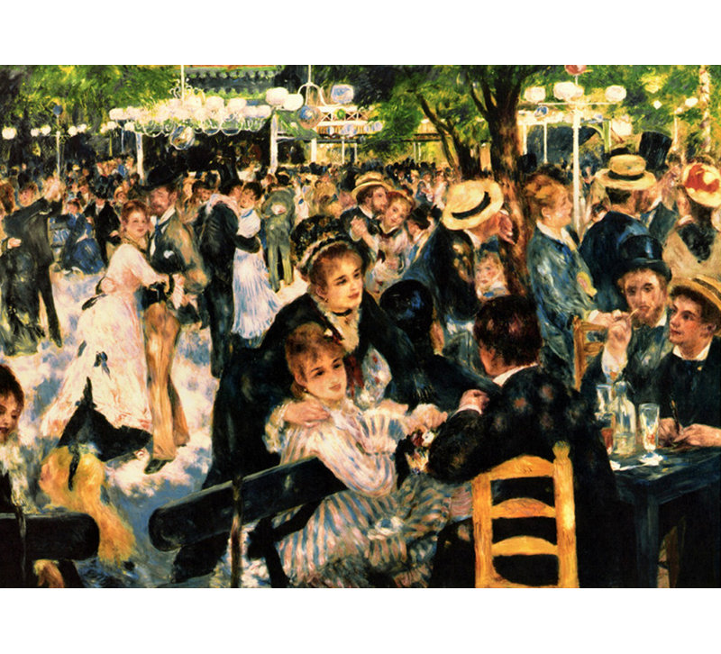 Le Moulin de la Galette, H 13 po x l 18 po