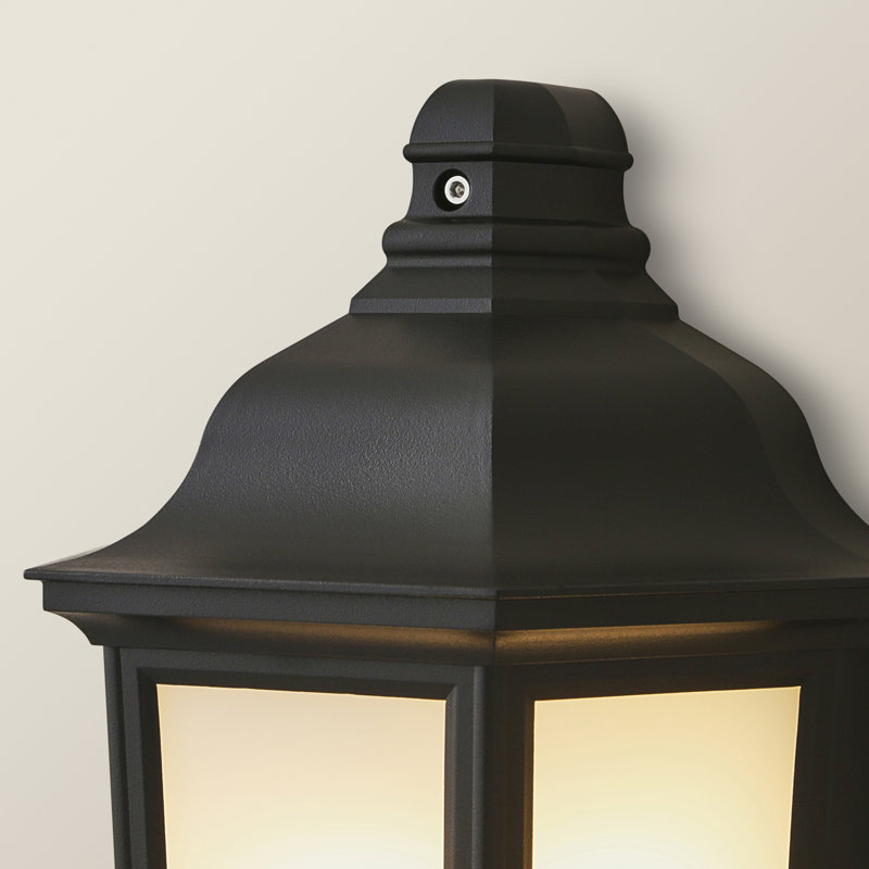 Mansell 14.37" H Outdoor Wall Lantern   , Black, No, No