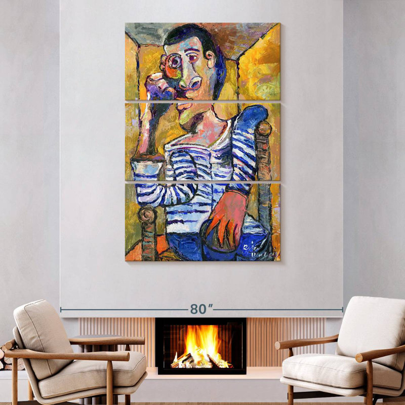 Picasso, 74" H x 48" W