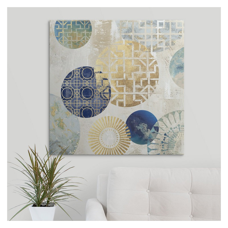 « rings i », impression sur toile, H 30 po x l 30 po x P 1,5 po