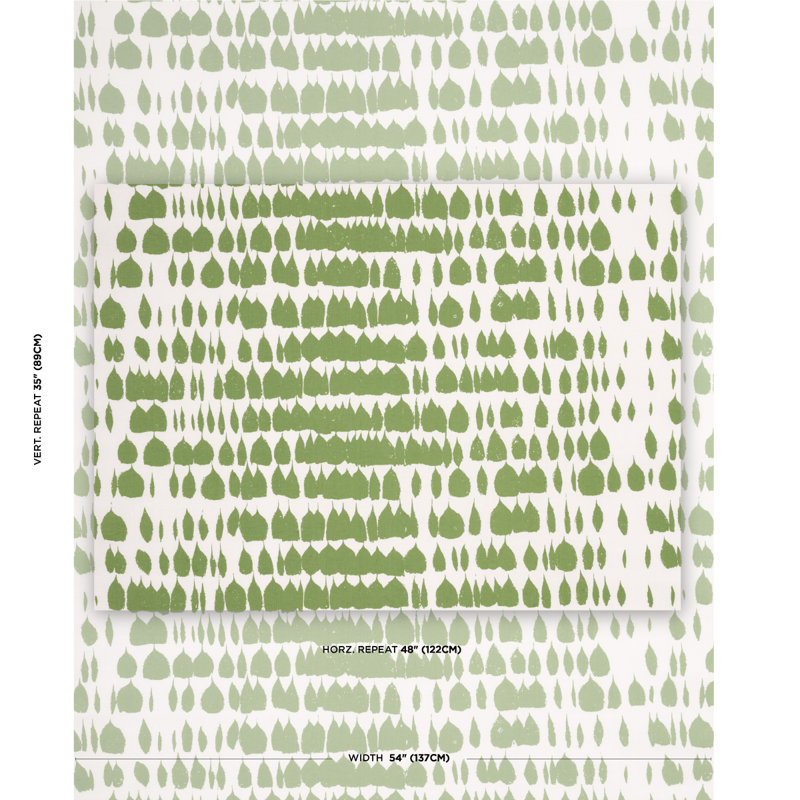 Queen Of Spain Fabric, Green