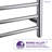 Bali Series Straight Towel Rail Towel Warmer-36866321