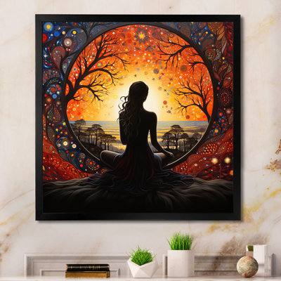 Orange, yoga noir en harmonie III
