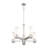 Baleria 6 - Light Steel Dimmable LED Classic / Traditional Chandelier-552113934