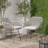 2-Piece Modern Woven Faux Rattan Outdoor Patio Armchair Set